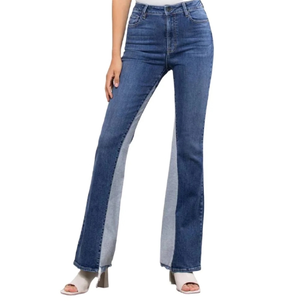 NWT HIDDEN Ultra High-rise Happi Flare Panel Jean
